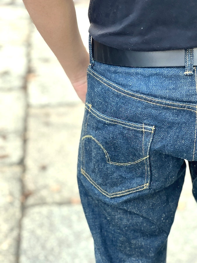 ONI Denim - 902ZR-KABEG - 20oz SECRET DENIM "KABUKIMIMI" - High Rise Relax Tapered