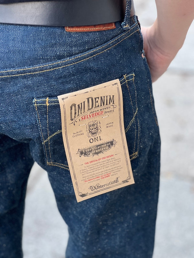 ONI Denim - 902ZR-KABEG - 20oz SECRET DENIM "KABUKIMIMI" - High Rise Relax Tapered