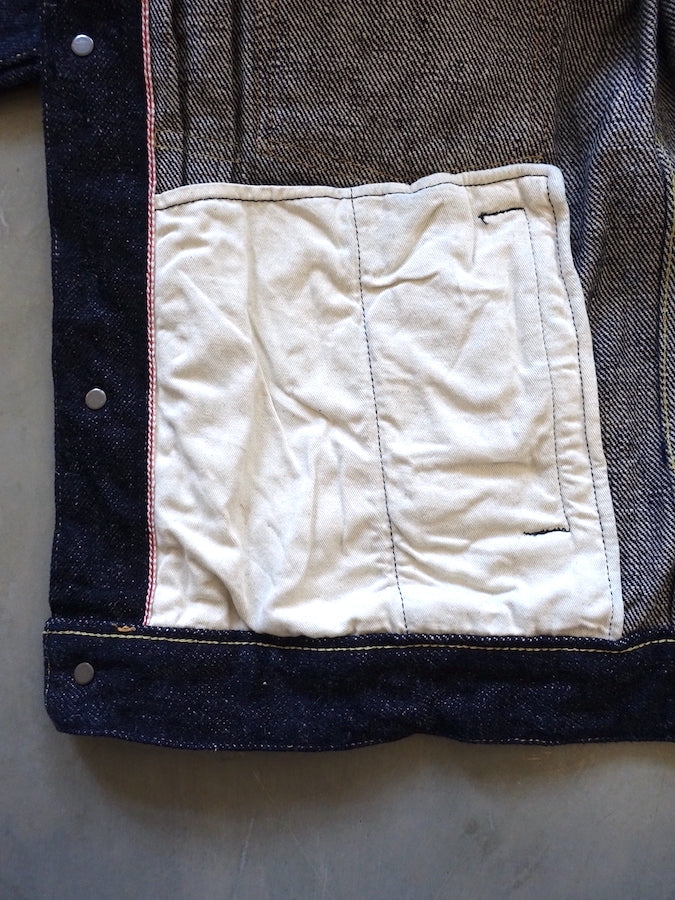 ONI Denim 02516P-DIZR - 20oz Dark Indigo SECRET DENIM - 2nd Type Jacket