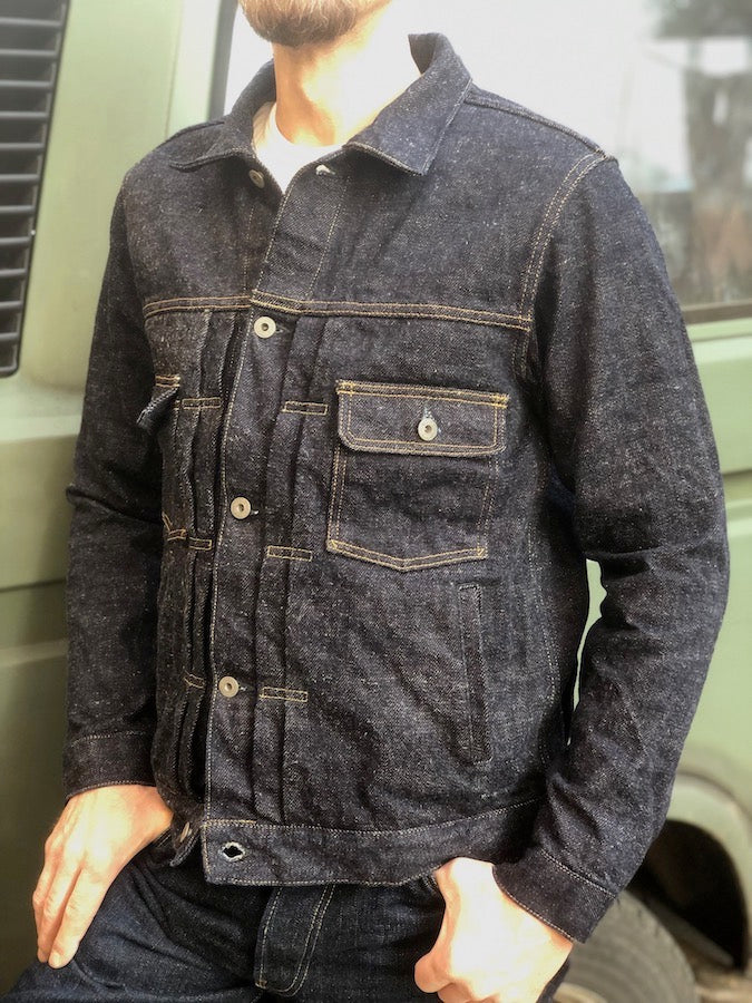 ONI Denim 02516P-DIZR - 20oz Dark Indigo SECRET DENIM - 2nd Type Jacket