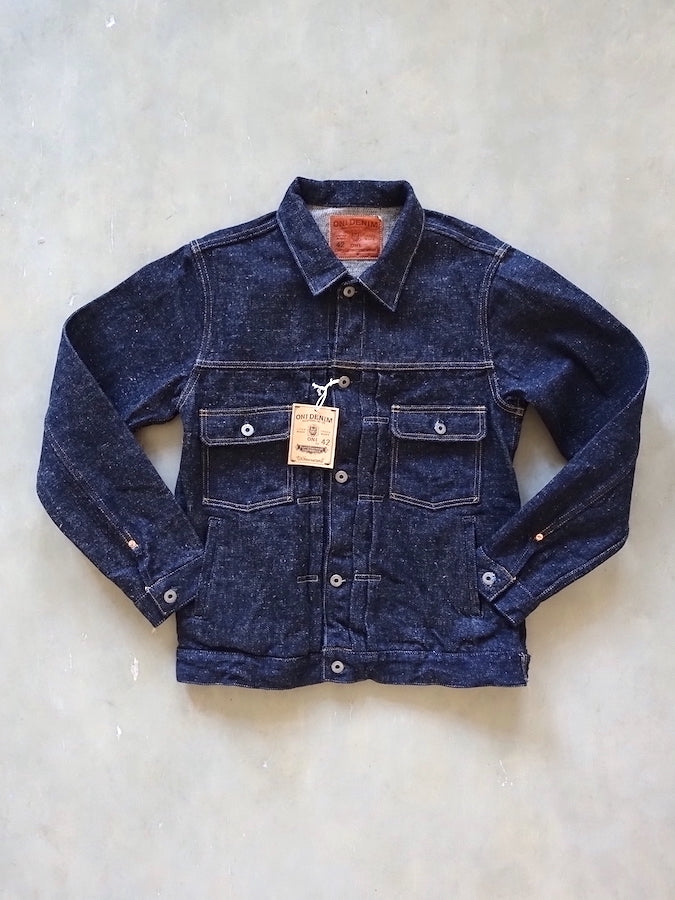 ONI Denim 02516P-DIZR - 20oz Dark Indigo SECRET DENIM - 2nd Type Jacket