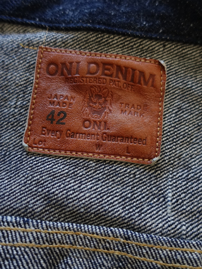 ONI Denim 02516P-DIZR - 20oz Dark Indigo SECRET DENIM - 2nd Type Jacket