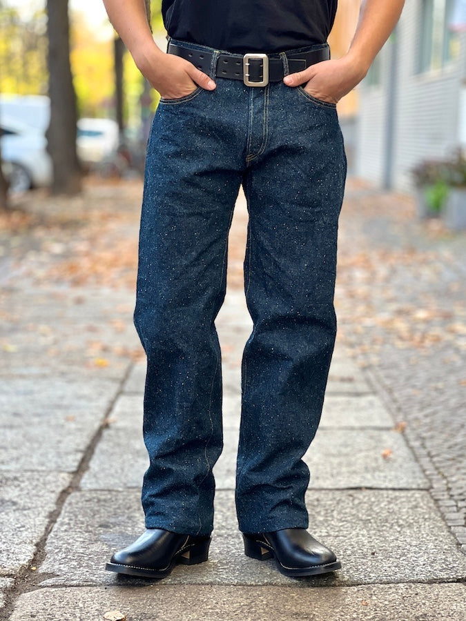 ONI Denim - 200-CCD-KABUKI - 15oz Selvedge "CRUSHED CONCRETE DENIM"- Wide Straight