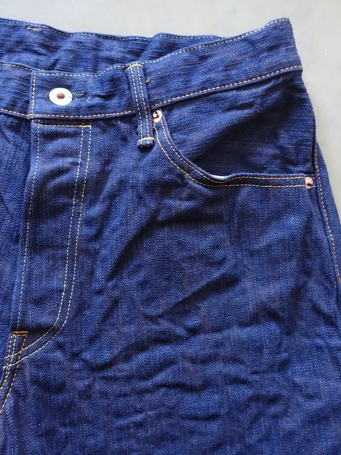 ONI Denim - 255ASKS - LIMITED EDITON -17oz Selvedge Denim - AWA SHOAI x KAKISHIBU - 阿波正藍 × 柿渋 - Regular Straight