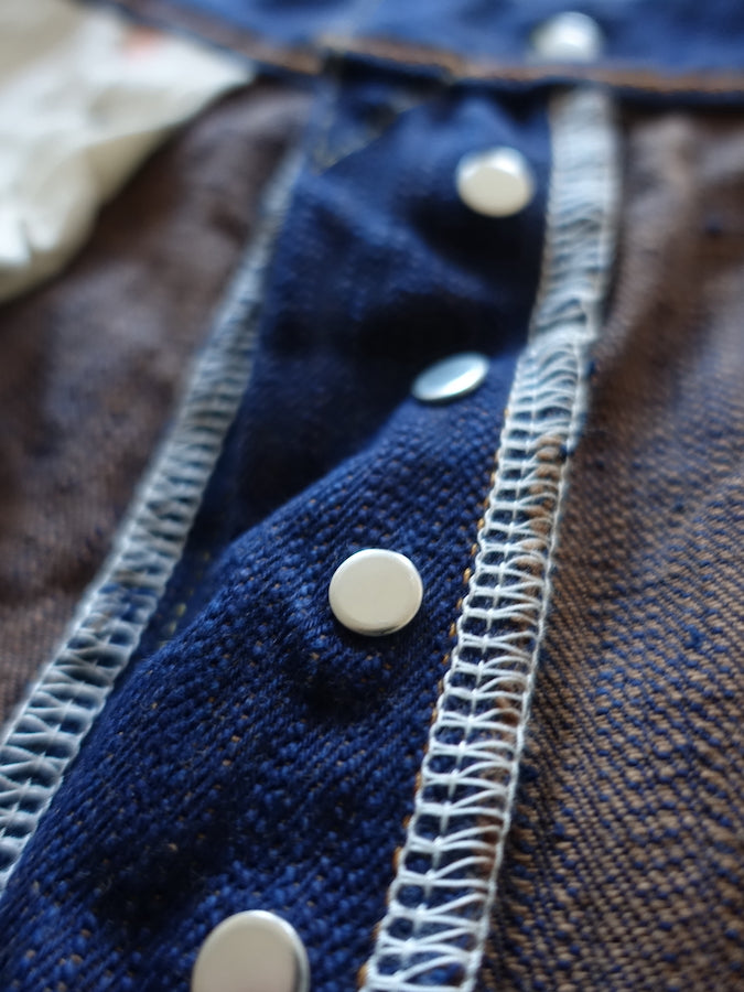 ONI Denim - 255ASKS - LIMITED EDITON -17oz Selvedge Denim - AWA SHOAI x KAKISHIBU - 阿波正藍 × 柿渋 - Regular Straight