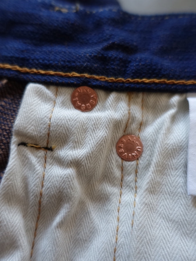 ONI Denim - 255ASKS - LIMITED EDITON -17oz Selvedge Denim - AWA SHOAI x KAKISHIBU - 阿波正藍 × 柿渋 - Regular Straight