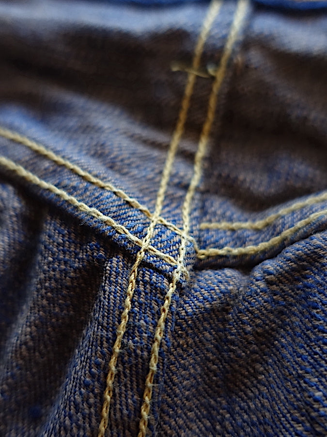 ONI Denim - 255ASKS - LIMITED EDITON -17oz Selvedge Denim - AWA SHOAI x KAKISHIBU - 阿波正藍 × 柿渋 - Regular Straight