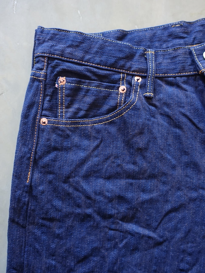 ONI Denim - 255ASKS - LIMITED EDITON -17oz Selvedge Denim - AWA SHOAI x KAKISHIBU - 阿波正藍 × 柿渋 - Regular Straight