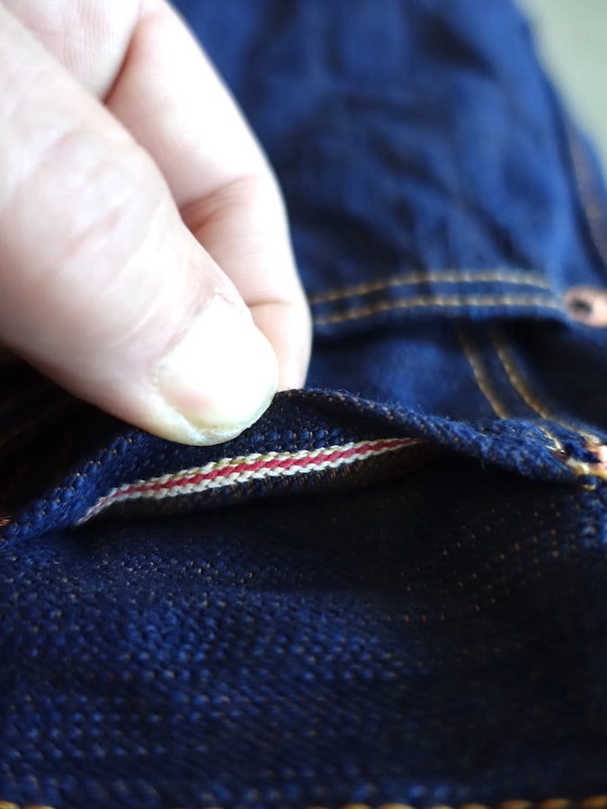 ONI Denim - 255ASKS - LIMITED EDITON -17oz Selvedge Denim - AWA SHOAI x KAKISHIBU - 阿波正藍 × 柿渋 - Regular Straight