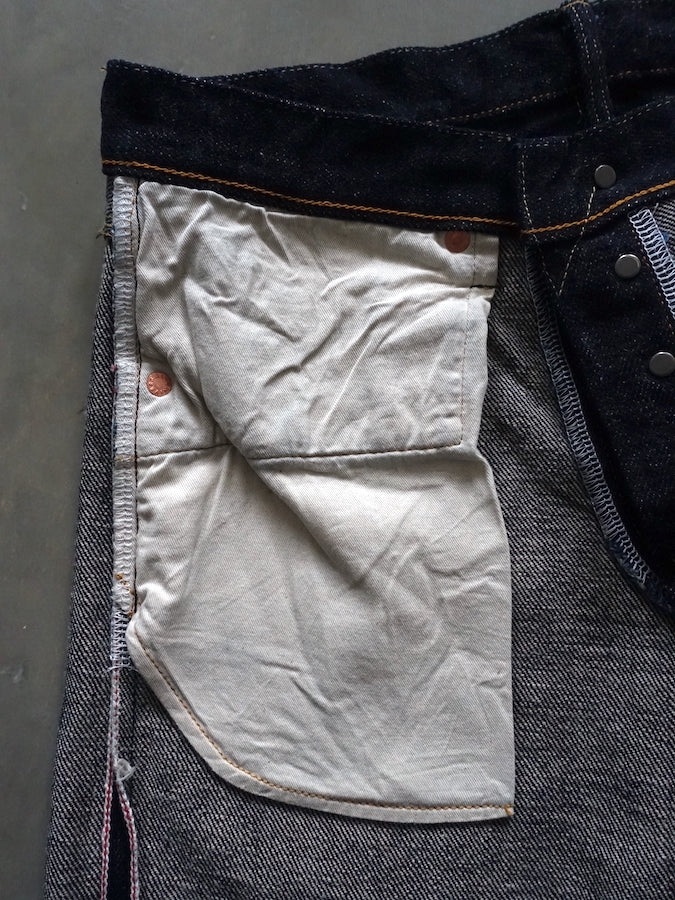 ONI Denim - 547DIZR - TRIPLE STITCHED - 20oz Dark Indigo SECRET DENIM - Semi-Tight Straight