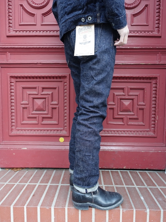 ONI Denim - 547DIZR - TRIPLE STITCHED - 20oz Dark Indigo SECRET DENIM - Semi-Tight Straight