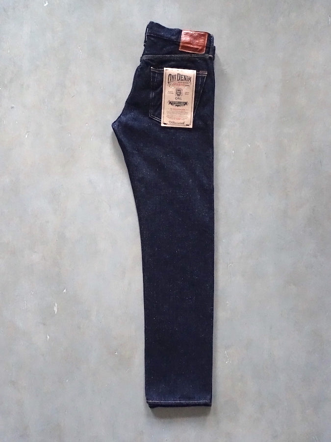 ONI Denim - 547DIZR - TRIPLE STITCHED - 20oz Dark Indigo SECRET DENIM - Semi-Tight Straight