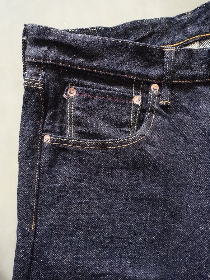 ONI Denim - 547DIZR - TRIPLE STITCHED - 20oz Dark Indigo SECRET DENIM - Semi-Tight Straight