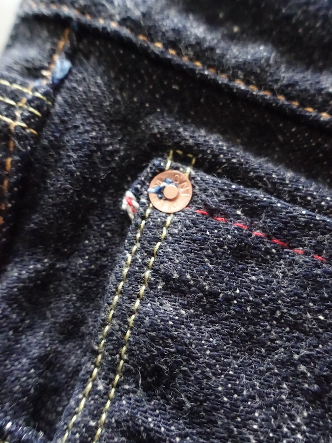 ONI Denim - 547DIZR - TRIPLE STITCHED - 20oz Dark Indigo SECRET DENIM - Semi-Tight Straight