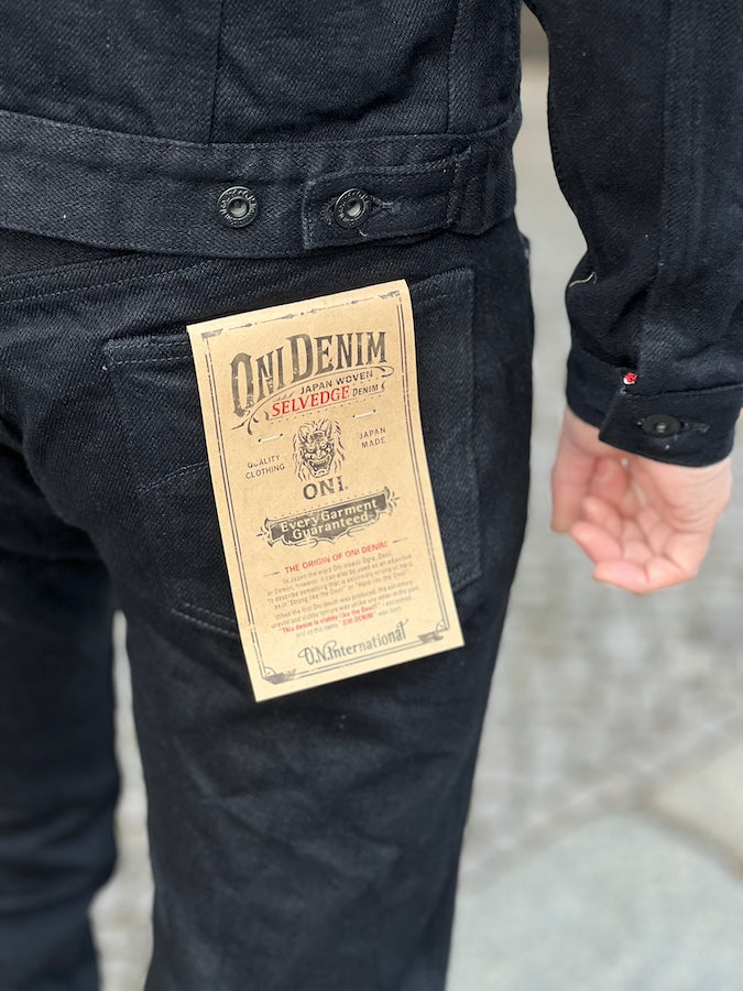622ZR-BKBK - 20oz SECRET DENIM BLACK - Relaxed Tapered