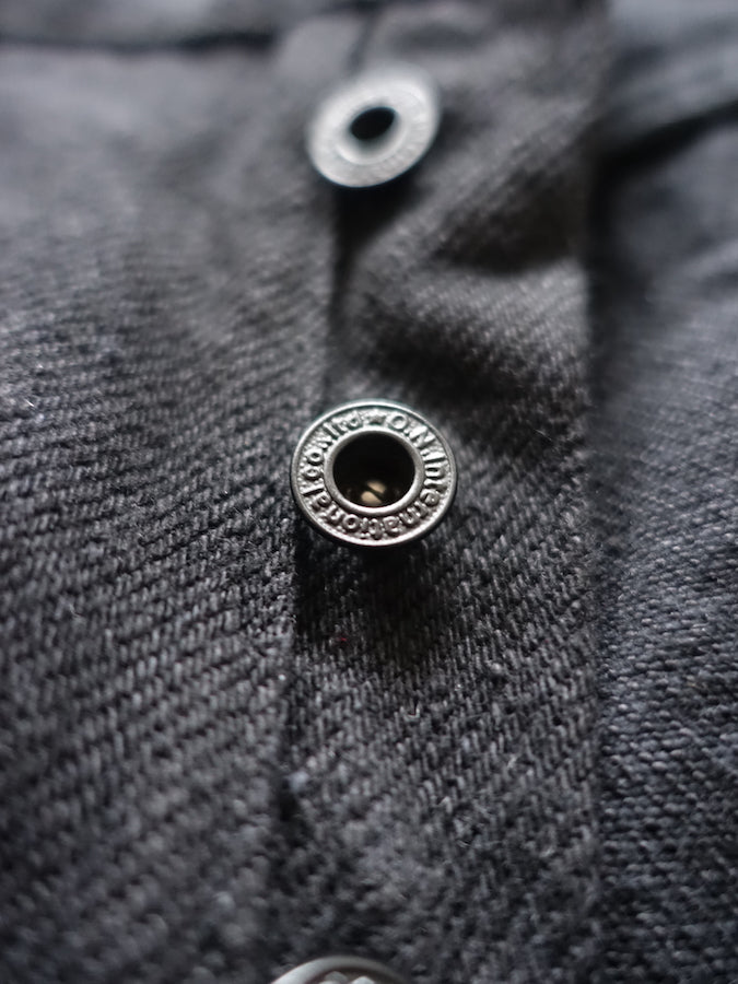 ONI Denim - 622ZR-IDBK - 20oz SECRET DENIM Indigo x Black - Relaxed Tapered