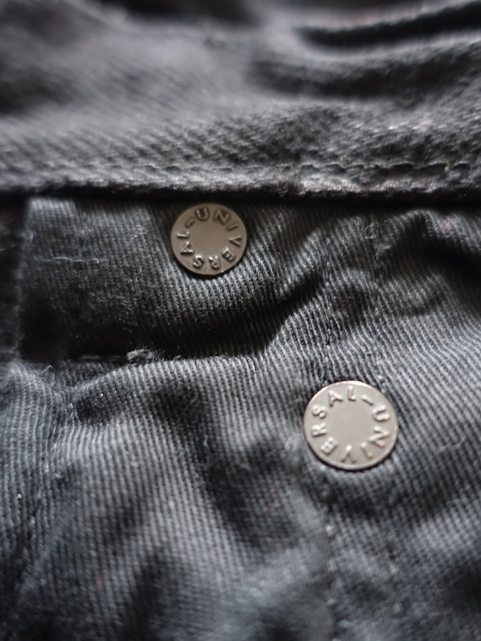 ONI Denim - 622ZR-IDBK - 20oz SECRET DENIM Indigo x Black - Relaxed Tapered