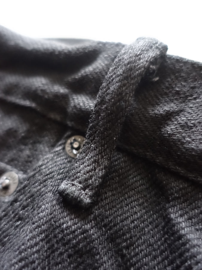 ONI Denim - 622ZR-IDBK - 20oz SECRET DENIM Indigo x Black - Relaxed Tapered