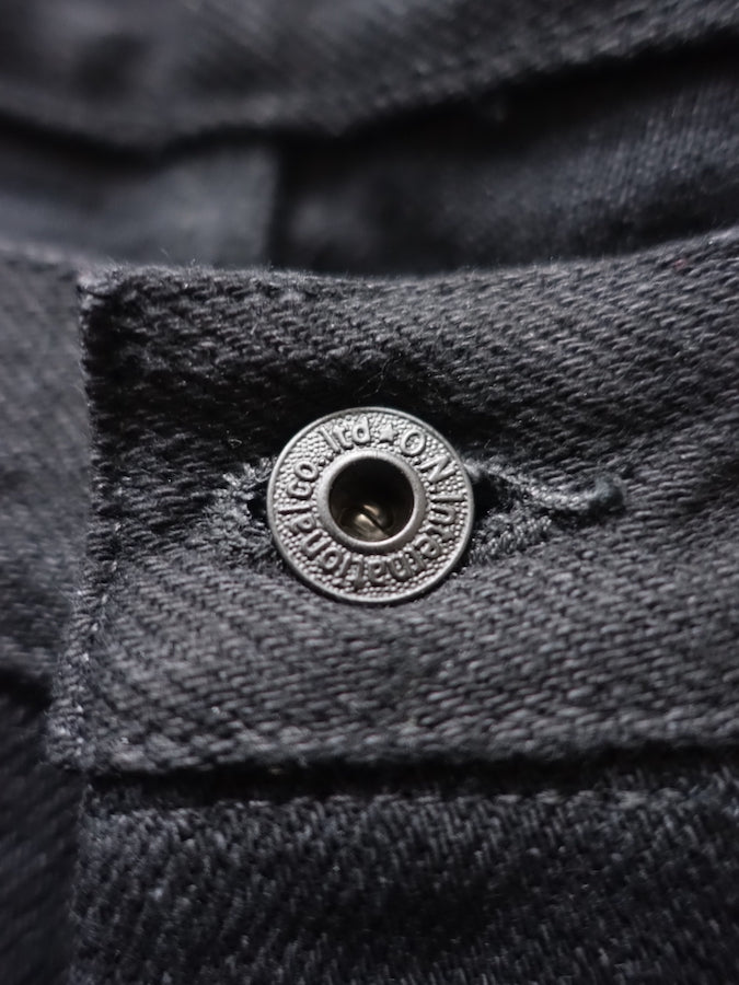 ONI Denim - 622ZR-IDBK - 20oz SECRET DENIM Indigo x Black - Relaxed Tapered