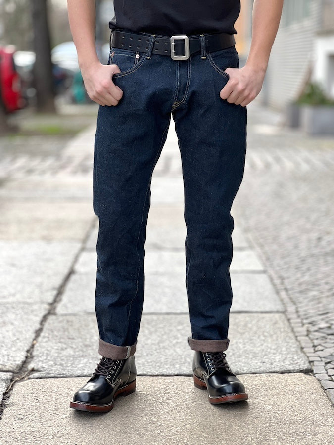 ONI Denim - 622ZR-KAKBR - 20oz SECRET DENIM KABUKI - WEFT KAKISHIBU COLOR - "KABUKIMIMI" - Relax Tapered