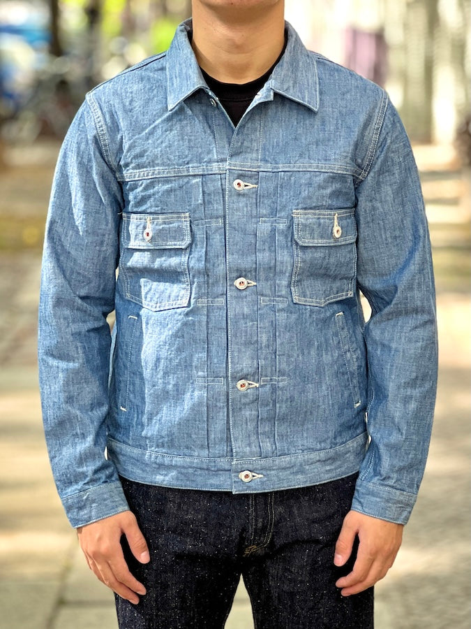02516P-SHVCH - 13oz Heavy Blue Chambray - Type II Jacket