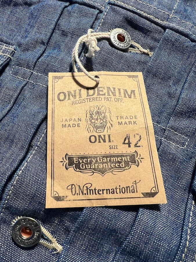 02516P-SHVCH - 13oz Heavy Blue Chambray - Type II Jacket