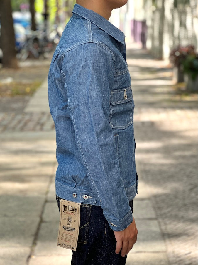 02516P-SHVCH - 13oz Heavy Blue Chambray - Type II Jacket