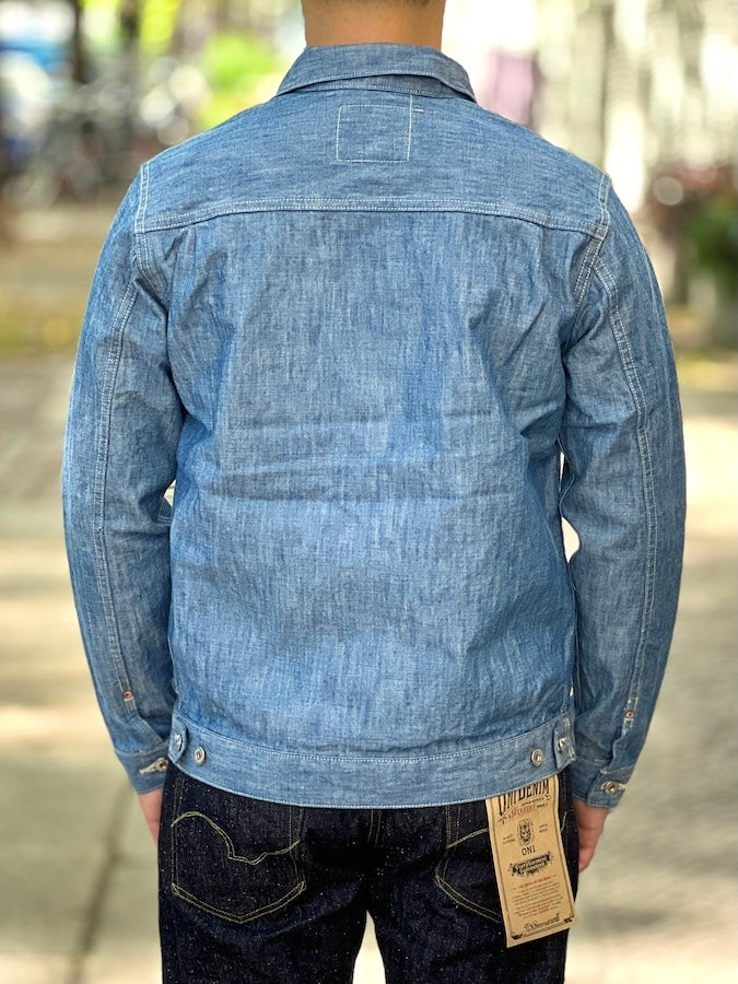 02516P-SHVCH - 13oz Heavy Blue Chambray - Type II Jacket