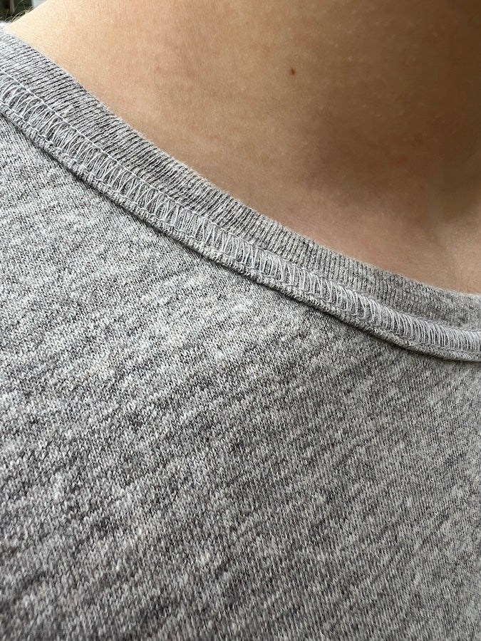 Top T-Shirt【OR-9104】Grey