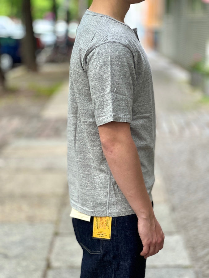 ORGUEIL - Top Henry T-Shirt【OR-9105】 Grey