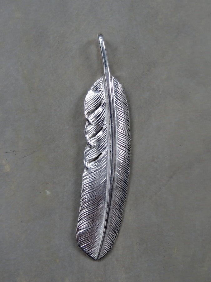 First Arrow's - Feather Pendant - Large - Left