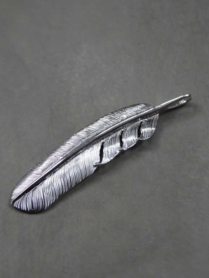P-001R - Feather Pendant - Large - Right