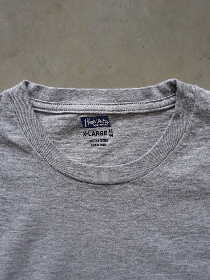 Pherrow's - Sportswear 2 Pack T-Shirts - 100% U.S. Memphis Cotton - Tight Fit - Grey