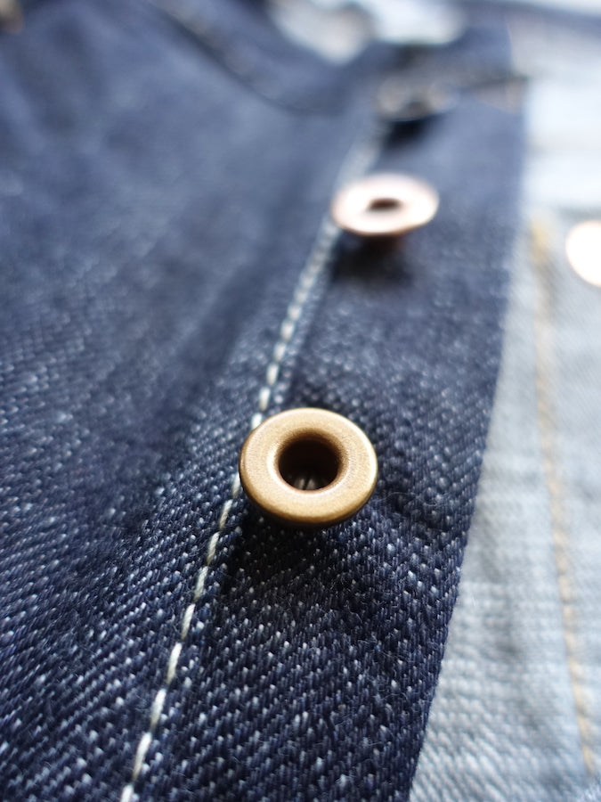 Pherrow's 421SW Jeans - 13.75oz "Yellow & White" Selvedge Denim - Mid Rise - Regular Straight