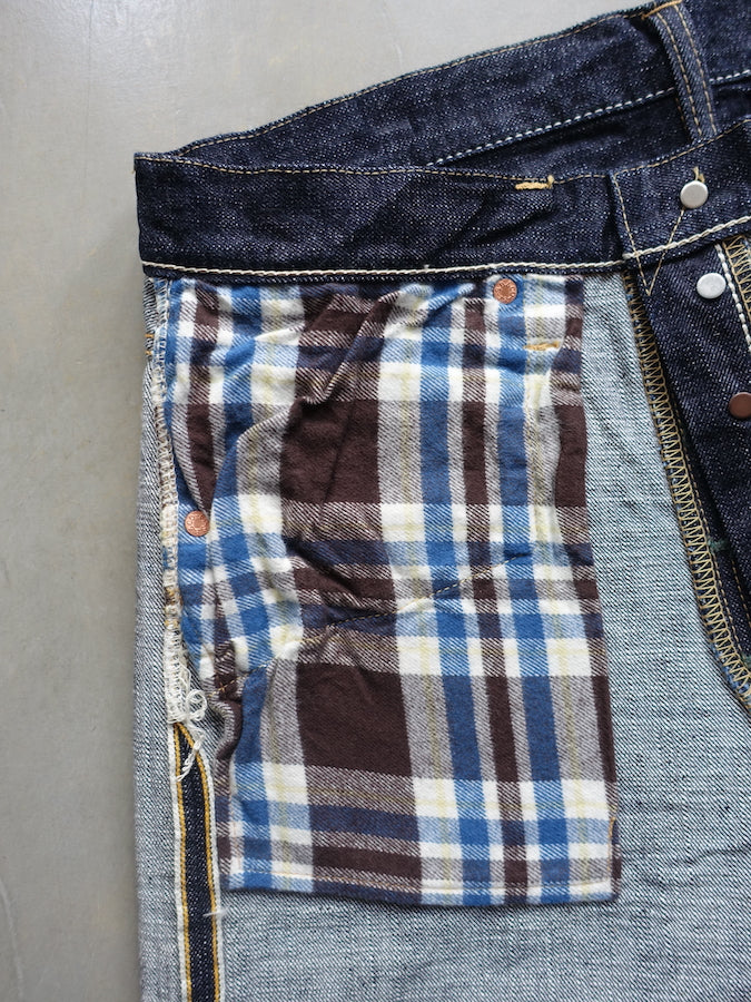 Pherrow's 421SW Jeans - 13.75oz "Yellow & White" Selvedge Denim - Mid Rise - Regular Straight