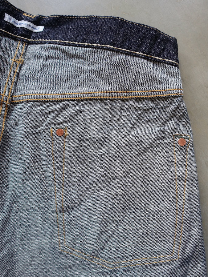 Pherrow's 421SW Jeans - 13.75oz "Yellow & White" Selvedge Denim - Mid Rise - Regular Straight