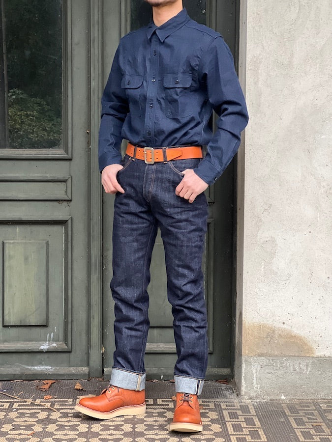 Pherrow's 466SW Jeans - 13.5oz "Yellow & White" Selvedge Denim - 1960`s Model - Tight Straight