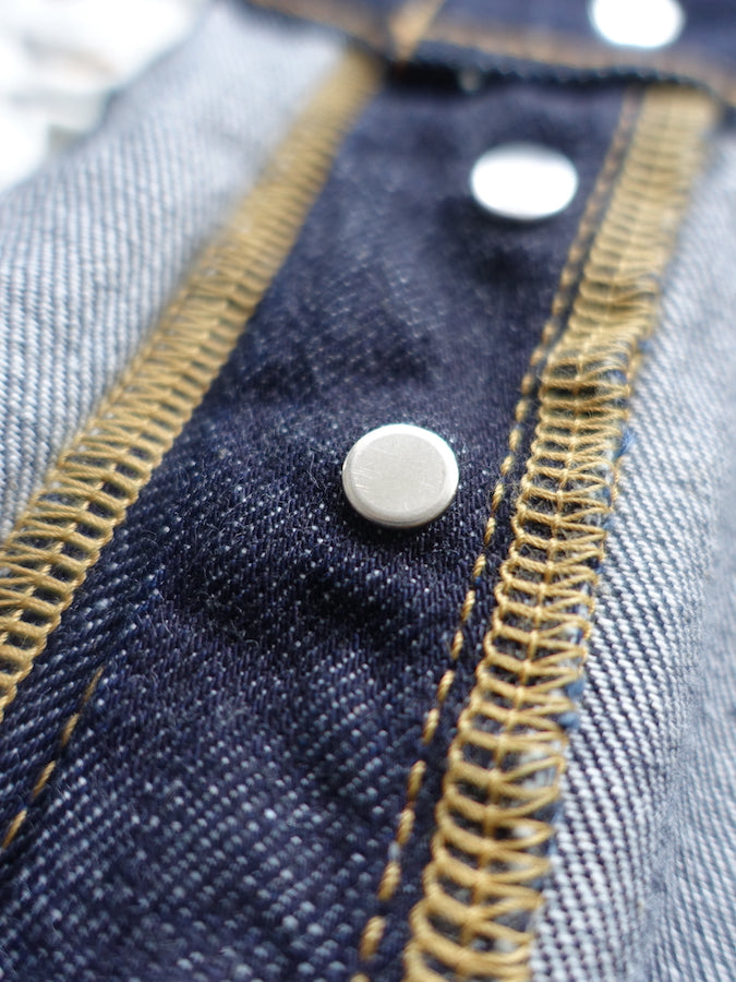 Pherrow's 466SW Jeans - 13.5oz "Yellow & White" Selvedge Denim - 1960`s Model - Tight Straight