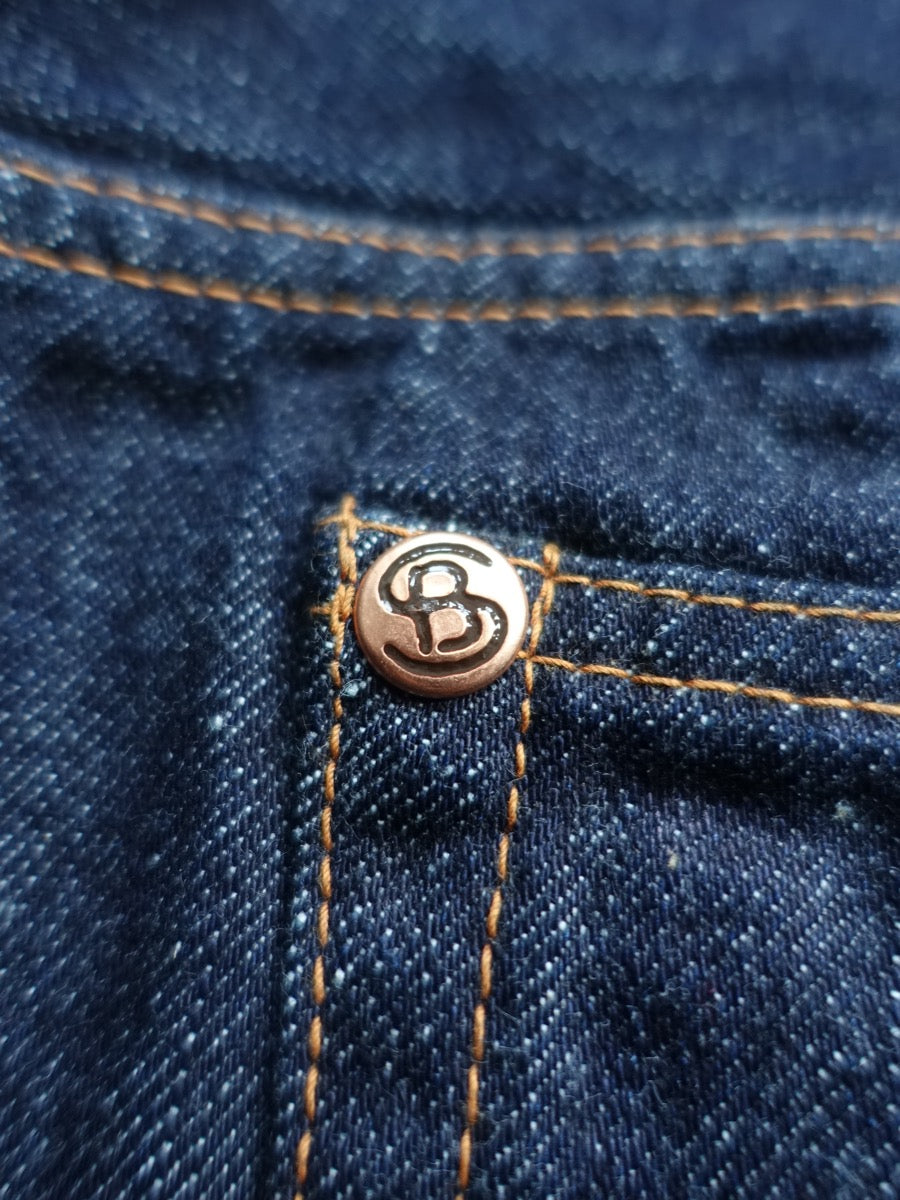 Pherrow's 466SW Jeans - 13.5oz "Yellow & White" Selvedge Denim - 1960`s Model - Tight Straight