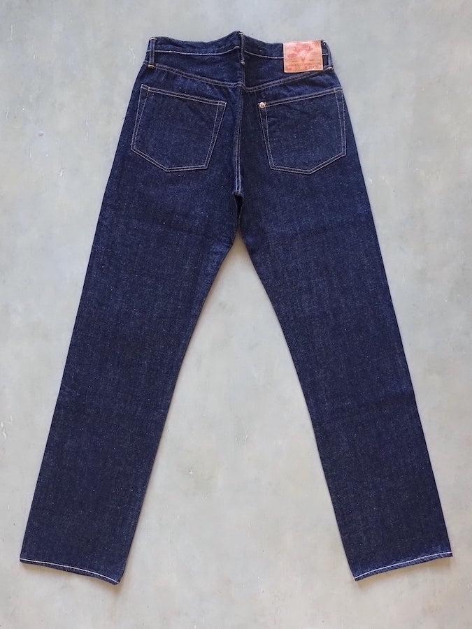 Pherrow's 521SW Jeans - 13.5oz "Yellow & White" Selvedge Denim with vintage details - High Rise - Regular Straight