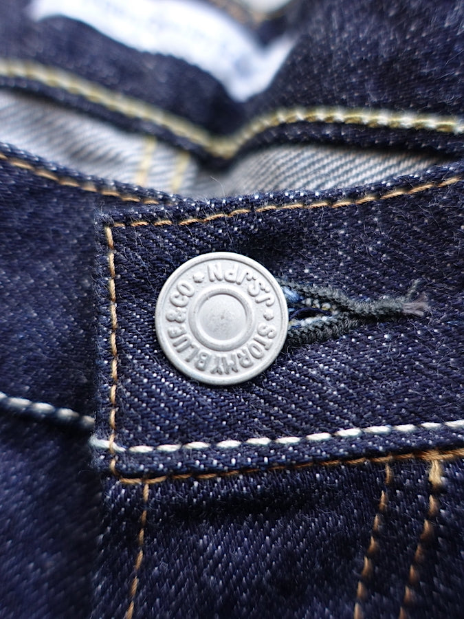 Pherrow's 521SW Jeans - 13.5oz "Yellow & White" Selvedge Denim with vintage details - High Rise - Regular Straight