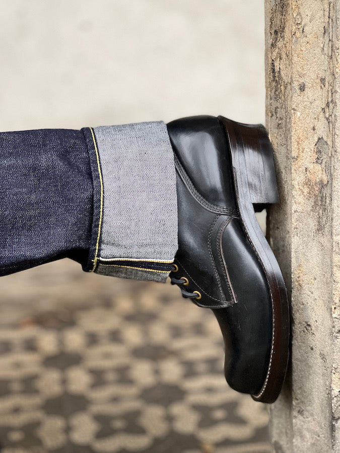 Pherrow's 521SW Jeans - 13.5oz "Yellow & White" Selvedge Denim with vintage details - High Rise - Regular Straight