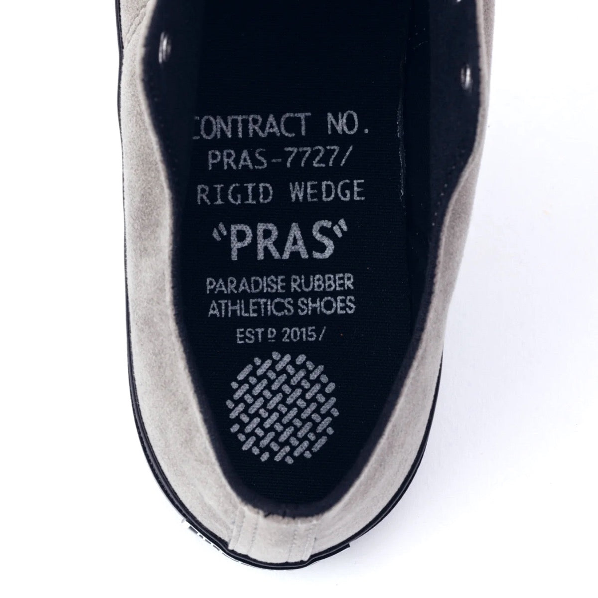 PRAS - Sneakers SHELLCAP series PRAS-01-VEGAN -LOW / SUEDE / GRAY×BLACK