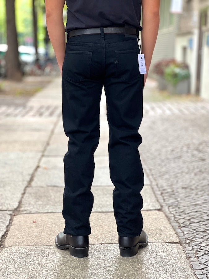 Pure Blue Japan - XX-003-BK - 14oz Double Black Denim - Regular Straight - One Washed