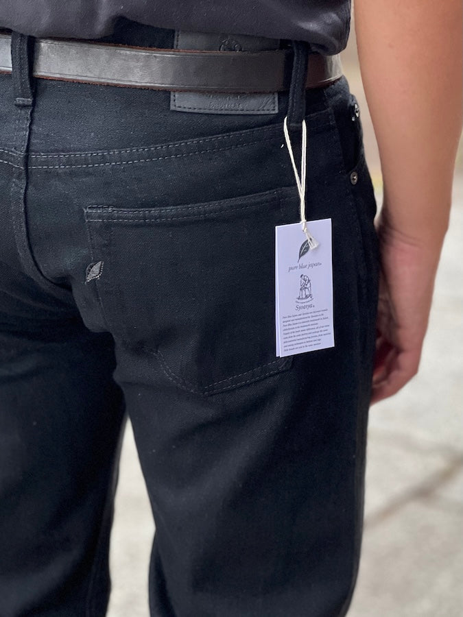 Pure Blue Japan - XX-003-BK - 14oz Double Black Denim - Regular Straight - One Washed