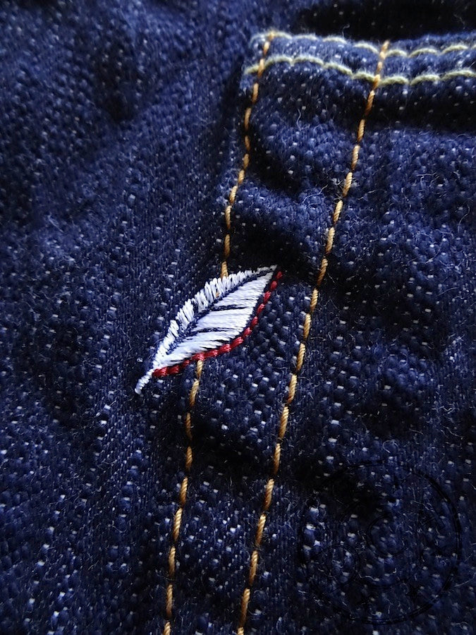 Pure Blue Japan - AI-019 - 17.5oz Aizome Natural Indigo - Relaxed Tapered