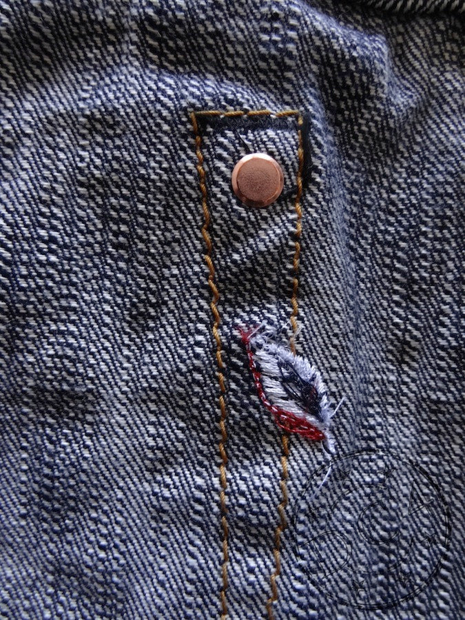 Pure Blue Japan - AI-019 - 17.5oz Aizome Natural Indigo - Relaxed Tapered