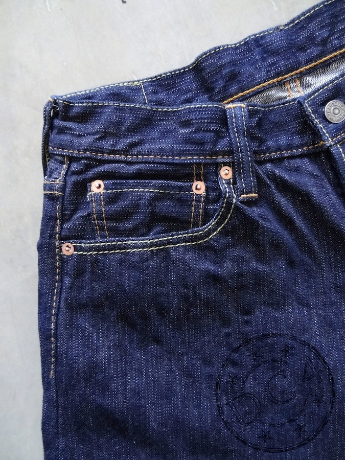 Pure Blue Japan - AI-019 - 17.5oz Aizome Natural Indigo - Relaxed Tapered