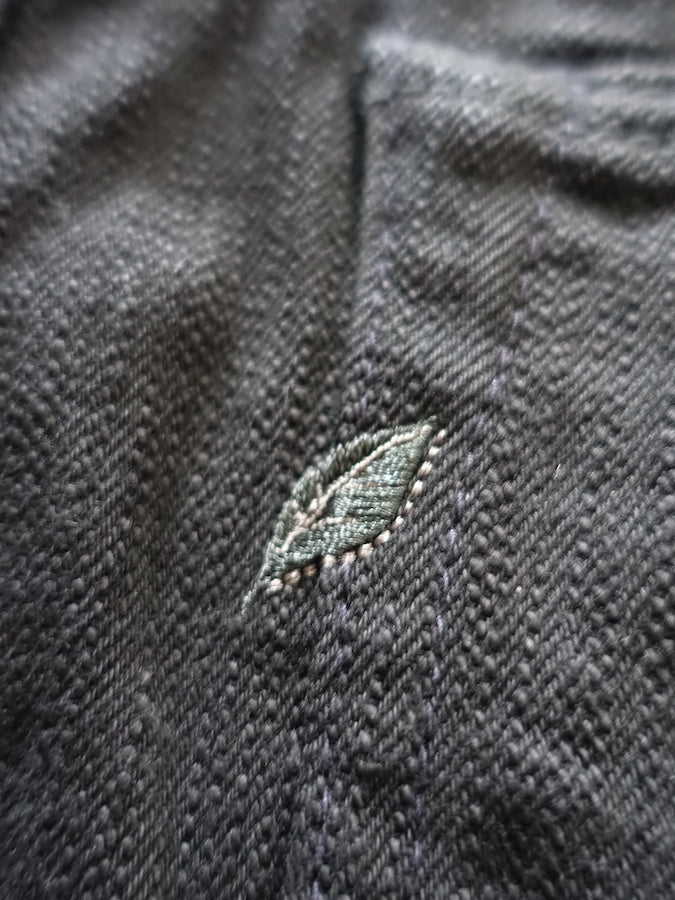 Pure Blue Japan - EX-019-BB - 17oz EX Slub - "DOUBLE BLACK" - Extra Slub Selvedge Denim - Relaxed Tapered