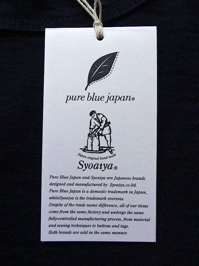 LS5011-D - Crew Neck - Indigo Dyed - Long Sleeve T-Shirt